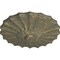 Ekena Millwork Shakuras Ceiling Medallion (Fits Canopies up to 1 3/8"), 9"OD x 1 3/8"P, Witch Hazel Crackle CM09SHWHC - alternate 2